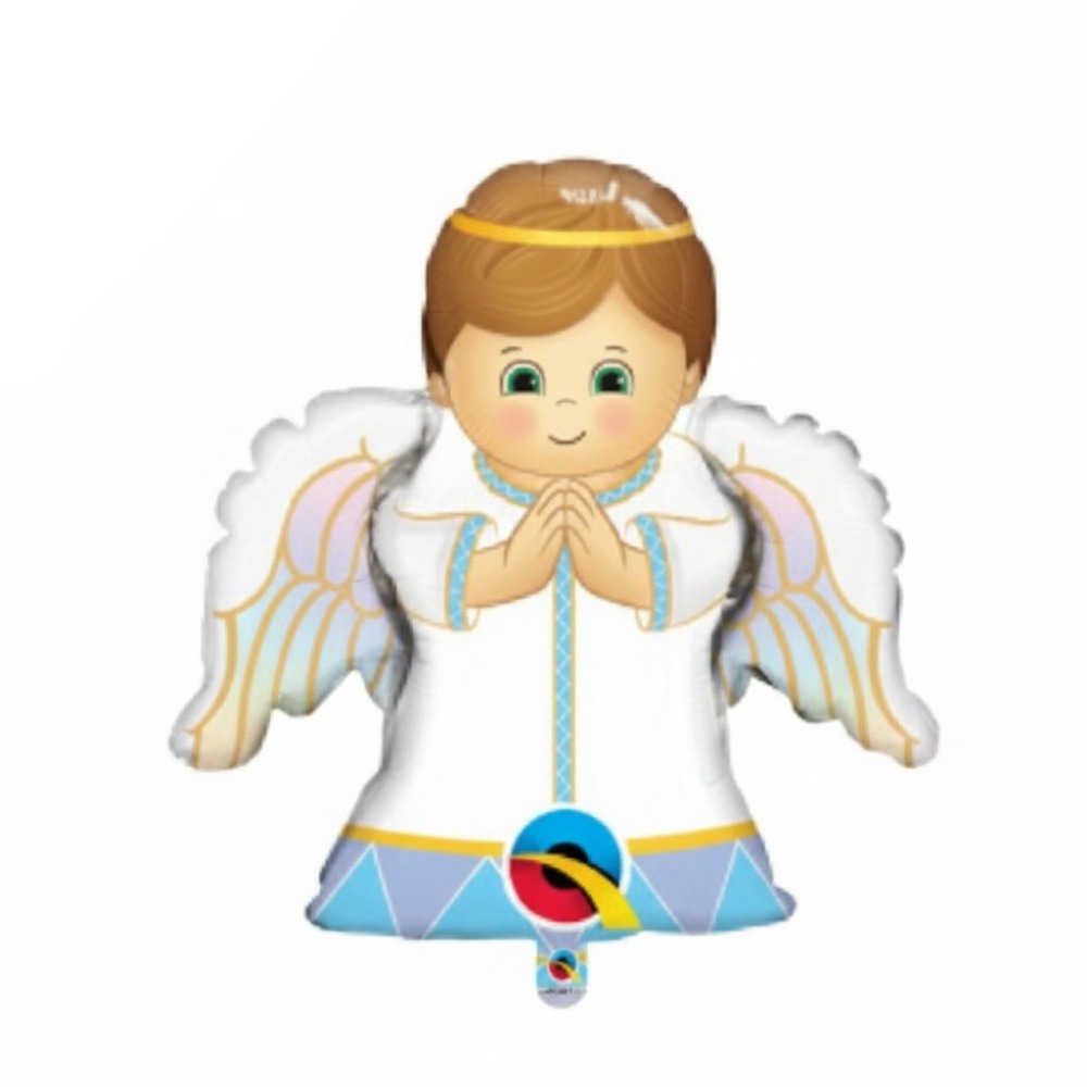 Qualatex Angel Boy Mini Foil Balloon (14")